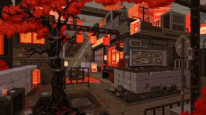 Enjoy the beautiful art of anime on your screen. Pixel Art Gif Wallpaper 1920x1080