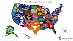 College enrollment statistics for u.s. The Most Desirable College In Each State Map Business Insider