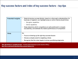 Key Success Factors Powerpoint Key Success Factors Critical Success Factors Business Analysis