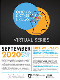 This post is part of the monthly series, free mental health webinars for social workers and mental health professionals, featuring over 40 free webcasts that i could find for you this month in the field of social work and mental health. Opioids Other Mental Health Health Sciences