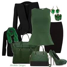 Work Fashionable Women Outfits For Those Brunettes Redheads Blondes That Love Green Alltransformations Style Womenfashion Work Fashion Fashion Business Casual Dresses
