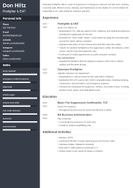 Plus, firefighter resume examples for various experience levels. Firefighter Resume Examples 25 Writing Tips Objective