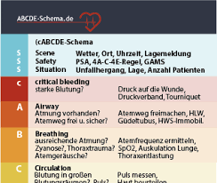 Obstruktionen können für den betroffenen. Abcde Schema Strukturierte Versorgung Von Notfallpatienten
