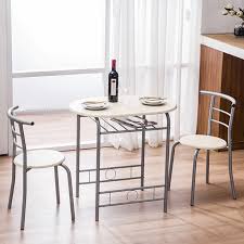 Dining sets up to 2 seats. Small Dining Table Sets For 2 Paint Kitchen Dining Set Table And 2 Chairs With Metal Frame And Wine Rack Compact Space Industrial Breakfast Nook Dining Set For Apartment Kitchen Ja1542