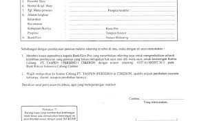 Untuk membuat surat warisan baik itu tanah, rumah, mobil karena kematian seseorang. Contoh Pengisian Surat Kuasa Ahli Waris Taspen Cute766