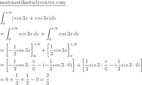 Contoh soal integral soal no 1 disajikan sebagai berikut. Integral Trigonometri Un Matematika Sma Matematika Study Center