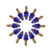 Rison Titanium Exhaust Manifold Studs Titanium Intake Stud Kits M8 Bolts  Nuts 12PCS