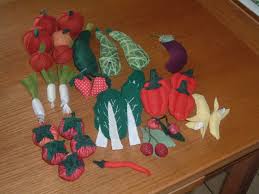 Fruits Et Legumes En Tissu Fruits Et Legumes Jouets En Tissu Tissu