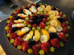 German Obst Torte Amazing Flavors Of Fruit Obst With A Light Gelatin Glaze Jello Works Too All On Top Of A Light Sponge Cak Tarte Aux Fruits Fruits Tarte
