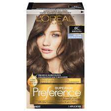 L Oreal Superior Preference Fade Defying Colour Shine System 6c Barcelona In 2021 Permanent Hair Color Hair Color Light Brown Hair Salon Tools