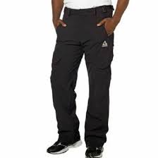 Gerry Mens Snow Tech Fleece Lined 4 Way Stretch Snow Ski Pants Black Xl