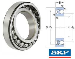 1220 skf self aligning ball bearing 100x180x34mm skf self