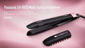 This video shows you how to effortlessly achieve your everyday curly. Introducing Panasonic Multi Styling Hair Straightener Eh Hv70 Channel Panasonic Panasonic Video Portal