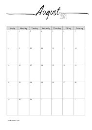 Days aligned horizontally (days of the week in the same row) for easy week overview; Free 2021 Calendar Template Word Instant Download