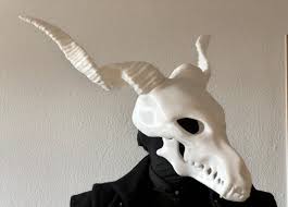 Abandoned at a young age and ridiculed by her peers for her unconventional behavior, she was ready to give herself to any buyer if it meant that she had somewhere to go home. Elias Ainsworth Skull Ancient Magus Bride Etsy