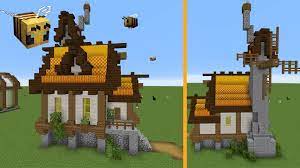 This was made using the new 1.17 blocks in my main world. Bee Keeper S House Tutorial Minecraft 1 15 House Youtube