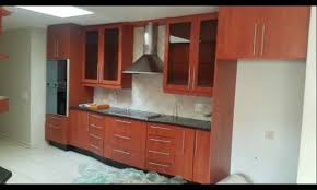 kitchen units, stove, ovens, hob and