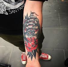 Black And Red Arm Sleeve Tattoos Pin By Rhaenyra Amayra On Tattoos Sleeve Tattoos Red Tattoos Traditional Black Tattoo