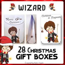 50 28 Christmas Gift Bags Boxes For Harry Potter Fans Diy By Pick N Teach Even a muggle can make decorations that mimic the style of the wizarding world of hogwarts. 50 28 christmas gift bags boxes for