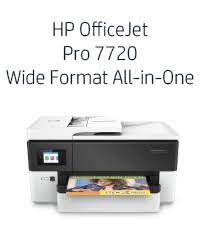 I then have to download the hp print driver to fix. Amazon Com Hp Officejet Pro 7720 All In One Wide Format Printer With Wireless Printing Electronics