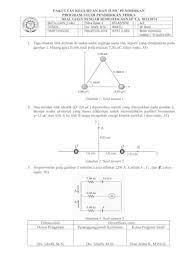 Mirza satriawan june 18, 2012. Soal Soal Ujian Fisika Dasar 2 Univ Ahmad Dahlan Pdf Document