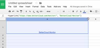 The hyperlink will then open the webpage in a new browser window. Extract Urls Or Link Text From A Google Sheets Cell Bettercloud Monitor