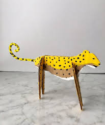 Recycled Cardboard Zoo Animals Super Make It Cheetah Crafts Cardboard Animals Cardboard Art
