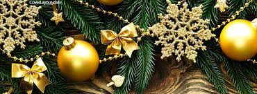 Gold Christmas Decorations Facebook Cover Gold Christmas Decorations Christmas Decorations Facebook Cover