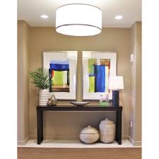 Contemporary Upscale Elegant Office Lobby Decor Design With Styled Console Table Interior Design Atlanta Decor Design Decor