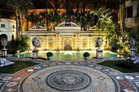 For example, one room, featured in a scene with penelope cruzs donatella versace, was made of pebbles. Filming Locations Of Versace American Crime Story Architectural Digest