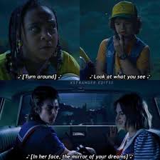Turn Around Look At What You See Stranger Things Pin By She Will Move Mountains On Stranger Things Stranger Things Quote Cast Stranger Things Stranger Things