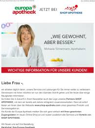 Europa Apotheek Com De Europa Apotheek Jetzt Bei Shop Apotheke Milled
