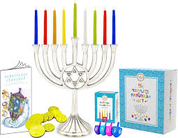 They are all free to print, and the kids will love coloring them in. Buy Complete Hanukkah Menorah Set 1 Full Size 9 Menorah 45 Multicolored Candles 4 Multicolored Painted Wood Dreidels 10 Chocolate Belgian Coins Gelt 12 Full Color Page Comprehensive Chanukah Guide Online In Turkey B01mfh6gbf