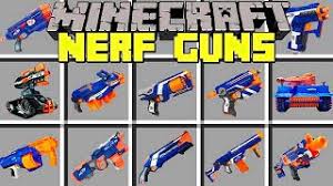 This mod adds nerf guns into your minecraft world . Minecraft Nerf Guns Mod Craziest Nerf Battles With Nerf Tanks Modded Mini Game Youtube