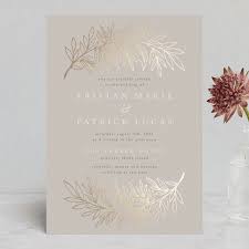 Foiled Branches Foil Pressed Wedding Invitations In Poppy By Katharine Watson Svadebnye Priglasitelnye Otkrytki Svadebnye Priglasheniya Svadebnye Idei