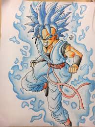 Goku dragon ball dragon disegni. Power Beyond Super Saiyan God Ssjb Kent Traditional Drawing Dragonballz Amino