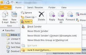 How do i make it so every email comes in to my inbox again. Outlook 2016 2013 Block Email Addresses And Domains Technipages