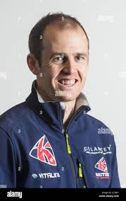 Grande-bretagne athlète aux Jeux Olympiques d'hiver de Dave Ryding pose  pour une photo pendant la photocall à Pendle Ski Club. ASSOCIATION DE  PRESSE Photo. Photo date : mardi 13 juin, 2017. Crédit