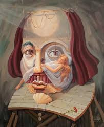 Images of Historical Figures Hidden in Optical Illusion Oil Paintings by  Oleg Shuplyak