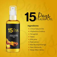 After day nine if you do not see at least 70% improvement in your hair, start the moisture therapy over again. 15 Days Hair Oil Best Natural Hair Growth Hair Fall Control For Men Women