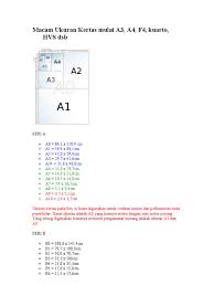 This standard of paper sizes is used in all countries of the world except north america (usa and canada). Ukuran Kertas Gambar A3 Dalam Cm
