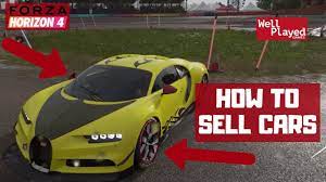 Open the main menu from your safehouse. How To Sell Remove Cars From Garage Forza Horizon 4 Youtube