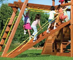 Welcome players to your new gaming center play ramp. Ramp With Ropes Playground King