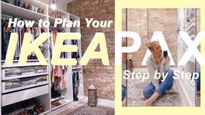 Pax planner plan a flexible and customizable wardrobe storage system that works around you. Ikea Pax Wardrobe System Design Online Step By Step Youtube