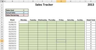 Sales Goal Tracking Spreadsheet Spring Tides Org