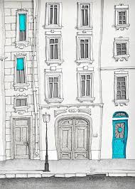 The Magic Door Vertical Paris Illustration Fine Art Etsy Illustration Affiches Illustrees Maison Dessin