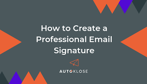 Email signature generator with beautiful, ready to use signature templates. How To Create A Professional Email Signature