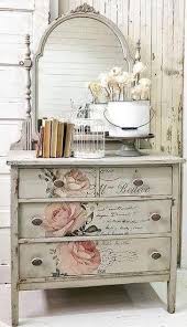 Beautiful Painted Shabby Chic Dresser Love The Roses Furniture Painted French Shabbychic Sha Shabby Chic Office Shabby Chic Interiors Shabby Chic Furniture
