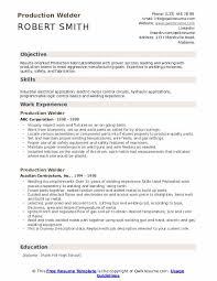 Production Welder Resume Samples Qwikresume