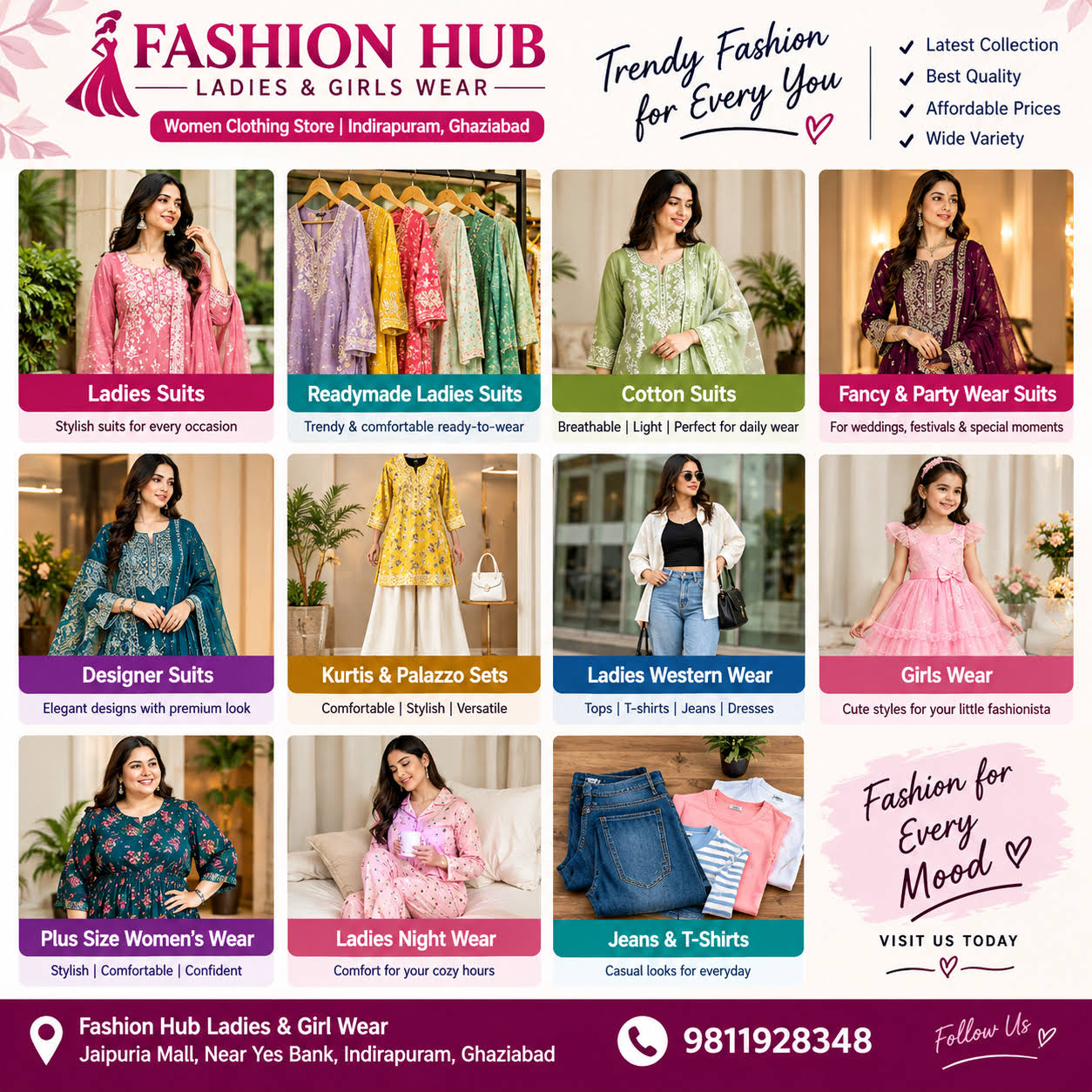 Ladies Suits, party wear suits ,fancy suits , garment shop product image